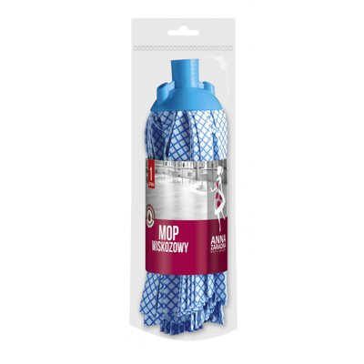 Mop ANNA ZARADNA, wiskozowy, kratka, 1 szt., mix