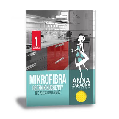 Mikrofibra ręcznik kuchenny ANNA ZARADNA, 1 szt., mix kolorów