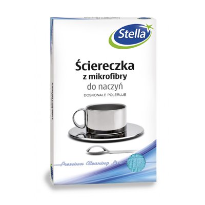 Ściereczka z mikrofibry STELLA, do naczyń, 1 szt., mix