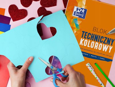 Blok techniczny A3 10k 225g kolor 400093234 OXFORD