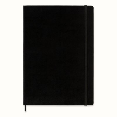 Notes MOLESKINE Classic A4 (21x29,7 cm) w kropki, twarda oprawa, 192 strony, czarny