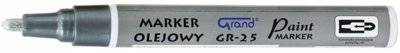 Marker olejowy GR-25 srebrny GRAND