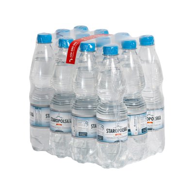 Woda gazowana Staropolska 0,5l bez kaucji (12sztuk) 